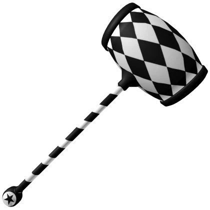 Jester Black and White Hammer