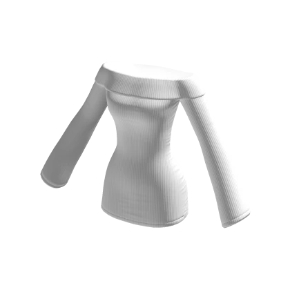 Off Shoulder Short Dress White