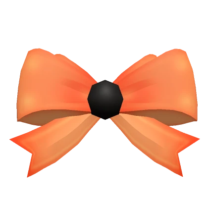 Orange Double Hair Bow