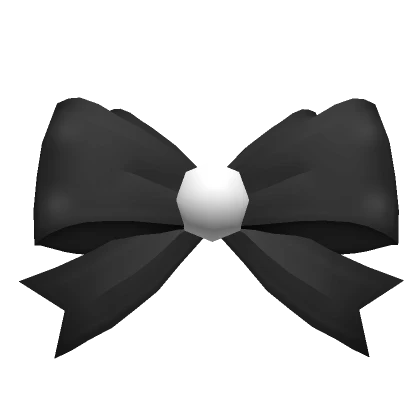 Black Double Hair Bow