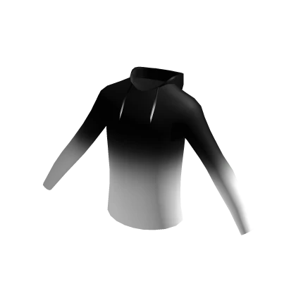 Sweatshirt Fade Black White Hoodie Halloween