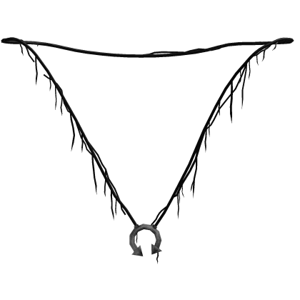 Black Ripped Necklace With Septum [1.0]