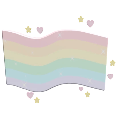 ♡ cute pastel rainbow trail