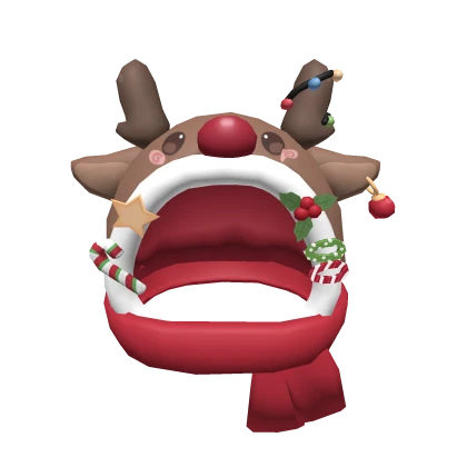 Christmas Reindeer Lights Hood🎄