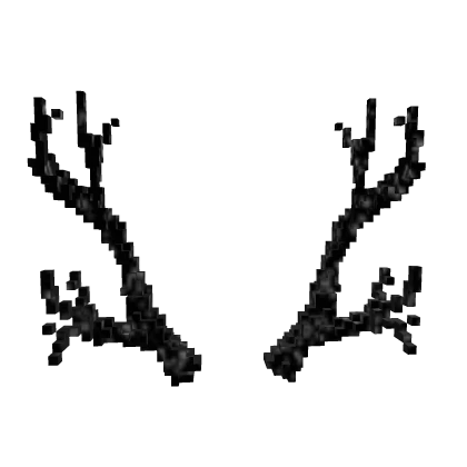 8-Bit Black Antlers