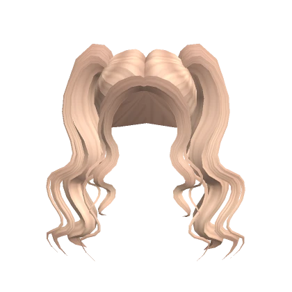 Long Wavy Pigtails in Blonde