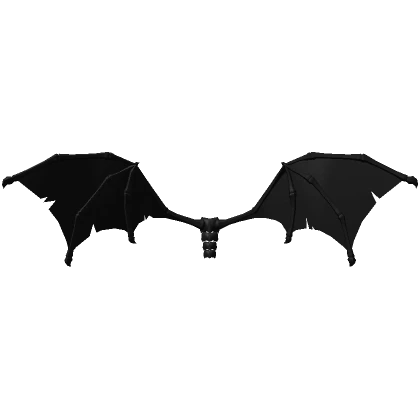 Black Bat Bone Wings