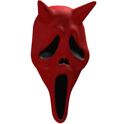 HALLOWEEN Ghostface Red Mask