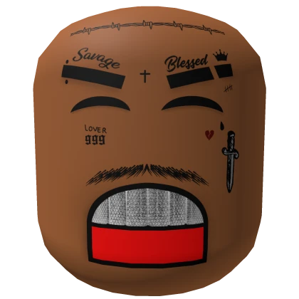 Rapper Drip Head Grillz & Tattoos