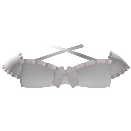 ♡ : cutesy pink ruffled top with bunny bow