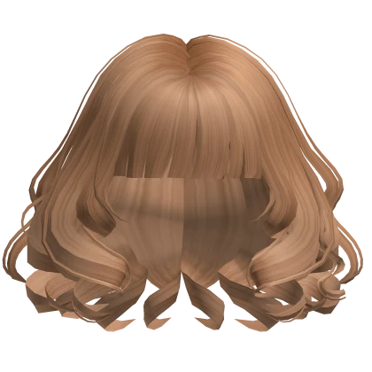 Curly Short Baby Angel Swirly Bob Lightest Brown