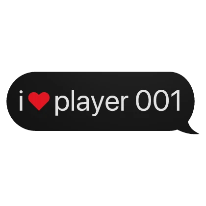 i heart player 001 frontman squid game text