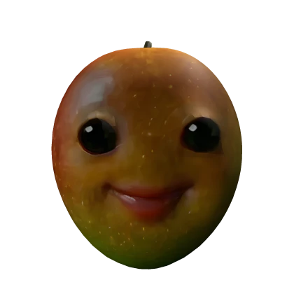 Cute Silly Niche AI Mango Head