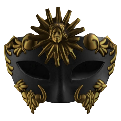vintage gold masquerade mask