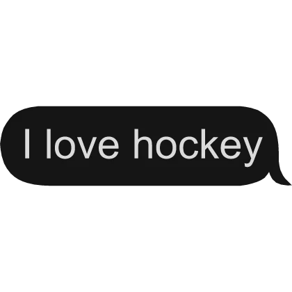 I love Hockey 🏒