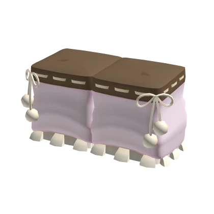  ꒰♡꒱ : kawaii neapolitan pink ruffled legwarmers 