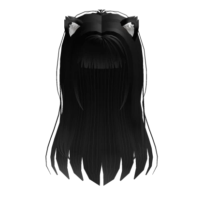 Anime Cat Girl Black Hair 