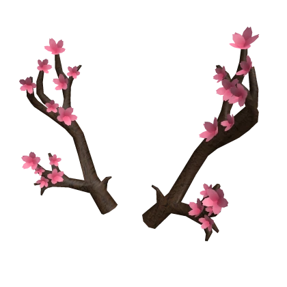 Cherry Blossom Antlers