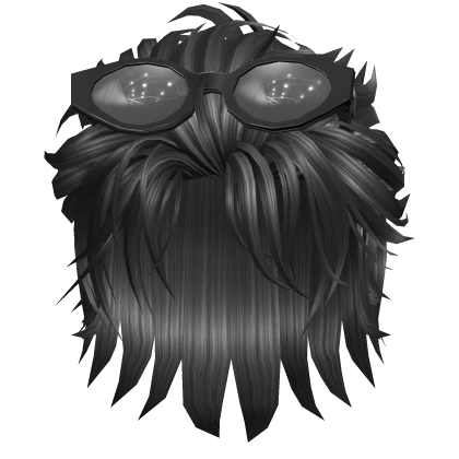 K-POP FELIX PONYTAIL SUNGLASSES HAIR(BLACK)