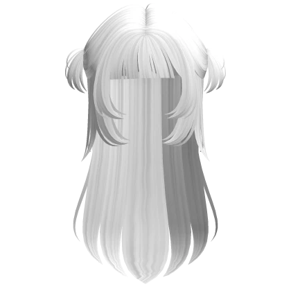 Mini Pigtails Hime Cut (White)