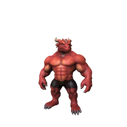 Sigma Red Dragon Buff Muscles