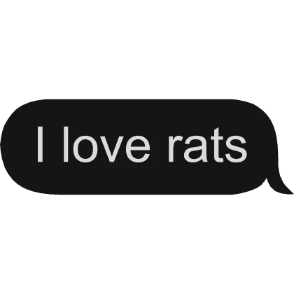I Love Rats 🐀