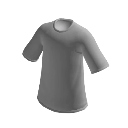 Gray Plain Oversized T-Shirt