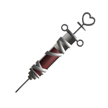 creepy cute nurse heart syringe prop
