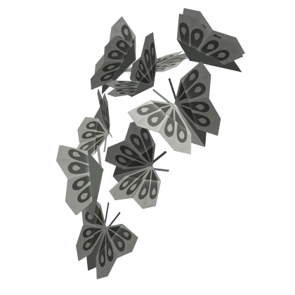 New Beginnings : Origami Butterflies (White)