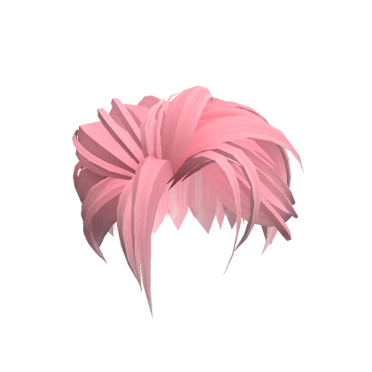 Messy Pink Hairstyle Anime 18.0