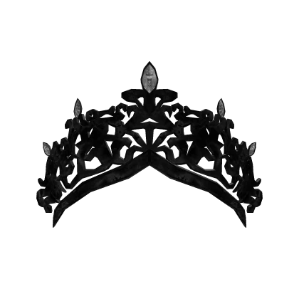 Gothic Light-Stoned Tiara Crown