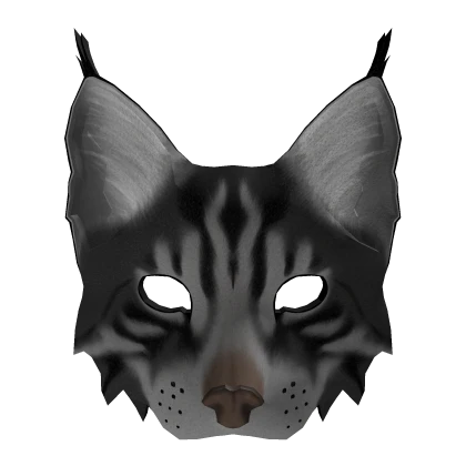 Maincoon mask (silver marble)