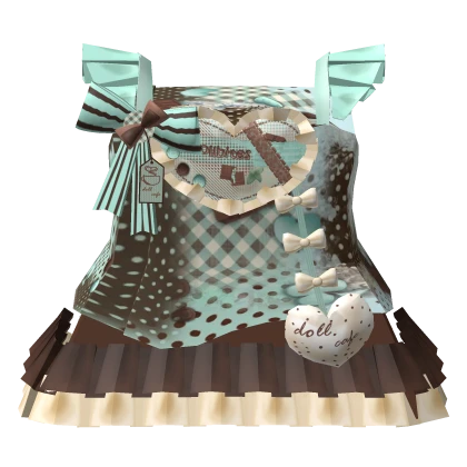 mint choco kawaii dress