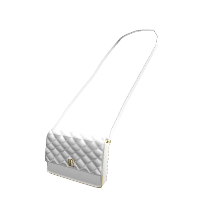 White Luxury Diamond Pattern Purse (3.0)