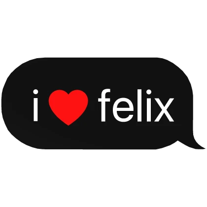 i heart felix skz stray kids kpop text chat bubble
