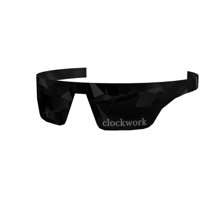 Black Sparkle Time Clockwork Shades