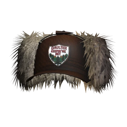2004 High Fashion Fox Fur Brown Hat
