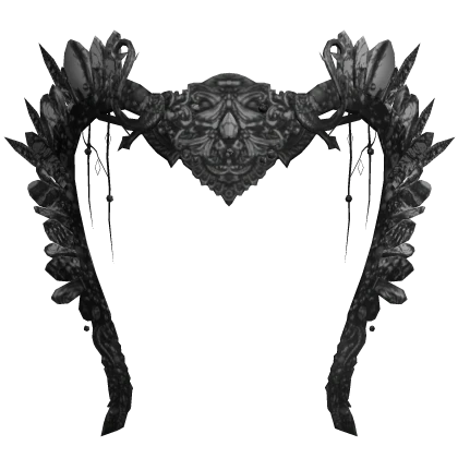 Deep Sea Crystal Fantasy Crown Black