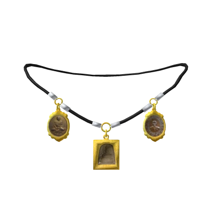 Thai Gold Buddha Amulet (3.0)