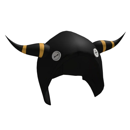 black yellow putumayo creature hood w/horns