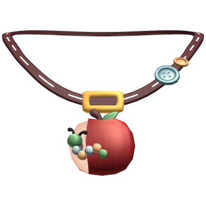 harajuku igari mori kei apple decora necklace  ♡🍎