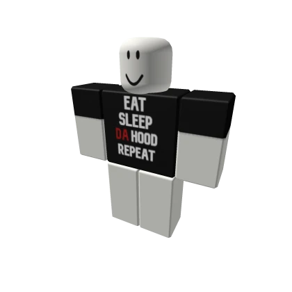 eat sleep da hood repeat shirt