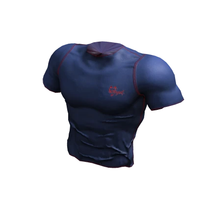 ʚ♡ɞ Muscle Gym Compression Shirt in blue