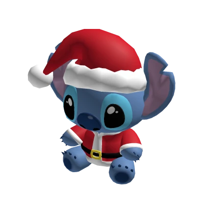 Holdable Santa Claus chritsmas Stitch alien 