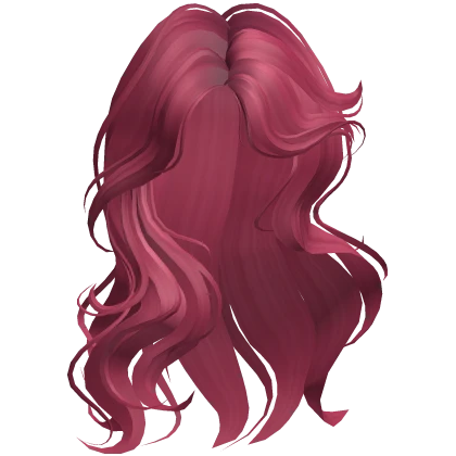 ♡ Voluminous Wavy Girly Hair in Hot Pink