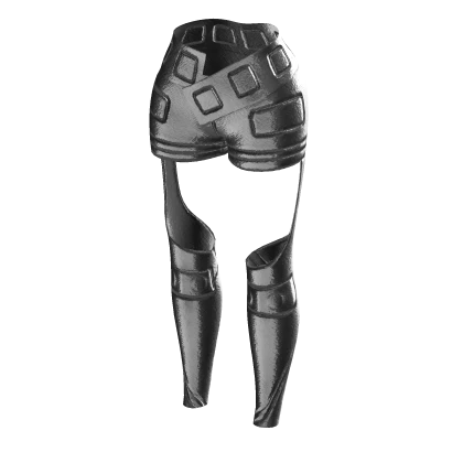 WHIPLASH AE-W Mecha Tech Chrome Shorts