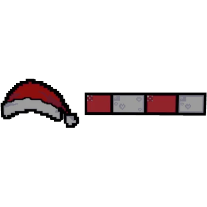 Red Santa 8-Bit Health Bar