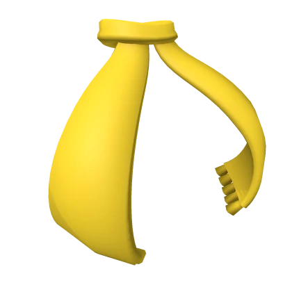 Long Flowy Yellow Scarf