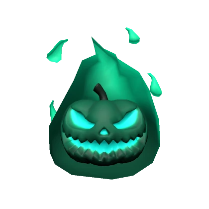 Blue Flaming Pumpkin (for headless)