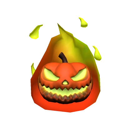 Flaming Pumpkin (for headless)